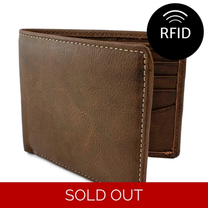 Hip Wallet - PU Leather - BROWN
